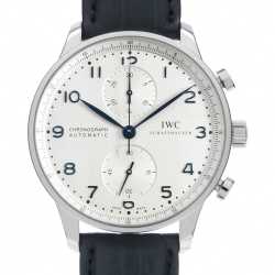 美品 IWC ポルトギーゼ クロノグラフ IW371401 メンズ IW371401 シルバー IWC ポルトギーゼ クロノグラフ 中古 | 東京・大阪