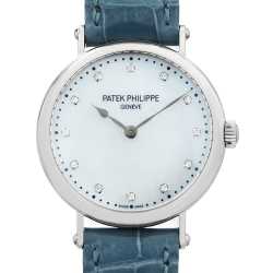 中古 パテック フィリップ PATEK PHILIPPE 7200/200R-001 シルバー・グレイン レディース 腕時計 パテック フィリップ カラトラバ レディ 7200/200R-001 シルバー