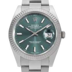 【未使用】オイスターブレス　デイトジャスト41 ロレックス DATEJAST41 ロレックス デイトジャスト 41 ブラック オイスターブレス 126334 正規