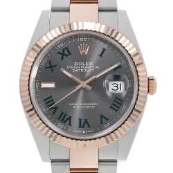 ロレックス デイトジャスト メンズ SS/ERG(PG) ステンレス