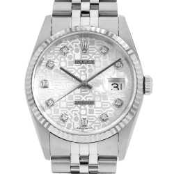 116234G シルバー ROLEX（ロレックス）デイトジャスト 10Pダイヤ