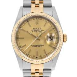 ROLEX デイトジャスト 79173NGR AT 白シェル 10Pルビー P番 ROLEX - ROLEX デイトジャスト 79173NGR AT 白シェル 10Pルビー P番の