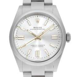 しろしろ 124300 シルバー ROLEX（ロレックス）オイスターパーペチュアル41 中古