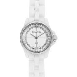 付属品完備 美品CHANEL シャネル J12 H0970 ホワイトセラミック シャネル（CHANEL）J12 38mm ホワイト セラミック H0970