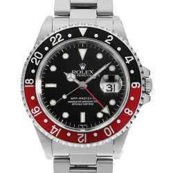 16710 ブラック ROLEX（ロレックス）GMTマスターII 赤黒ベゼル 中古
