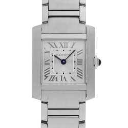 ▲鑑定済み Cartier カルティエ タンクフランセーズ SM WSTA0129 シルバー Cartier（カルティエ）タンクフランセーズSM 新品