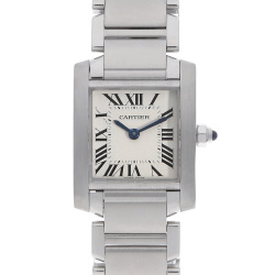 WE110006 シルバー Cartier（カルティエ）タンクフランセーズSM 中古