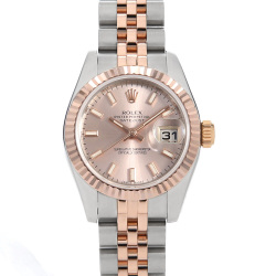 チェリーロレックス 179171 デイトジャスト時計 コマSS/K18PG ROLEX ロレックス 179171 デイトジャスト 腕時計 OH済