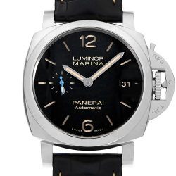やすむらPANERAI PAM00112 パネライルミノール PAM00112 ブラック PANERAI（パネライ）ルミノール ベース 中古