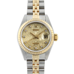 69173G シャンパン ROLEX（ロレックス）デイトジャスト 10P