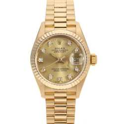 69178G シャンパン ROLEX（ロレックス）デイトジャスト 10Pダイヤ 中古  