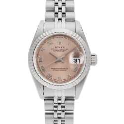 ロレックス デイトジャスト ピンク69174 SSxWG 自動巻 ROLEX ROLEX - ロレックス デイトジャスト ピンク69174 SSxWG 自動巻