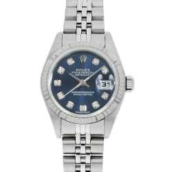 ロレックス ROLEX デイトジャスト 79173G 10P ダイア 79174G ブルー ROLEX（ロレックス）デイトジャスト 10Pダイヤ