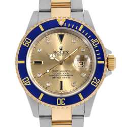 16613SG シャンパン ROLEX（ロレックス）サブマリーナ デイト 8P