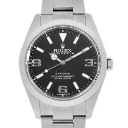 ロレックス　エクスプローラーⅠ　ブラック　SS　オイスター　214270 214270 ブラック ROLEX（ロレックス）エクスプローラーI 前期型