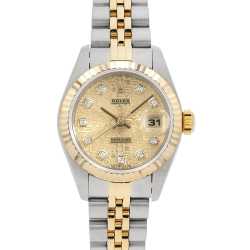 69173G シャンパン ROLEX（ロレックス）デイトジャスト 10Pダイヤ 中古