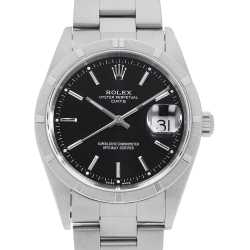 ロレックス オイスター パーペチュアル デイト 15210 中古品(71075) 15210 ブラック ROLEX（ロレックス）オイスターパーペチュアル