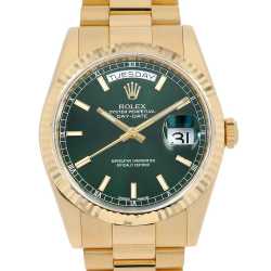 18238 ブラック ROLEX（ロレックス）デイデイト 中古 | 東京・大阪の