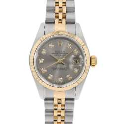 ROLEX ロレックス ウォッチ デイトジャスト 時計 116231G 腕時計
 K18ピンクゴールド K18PG/ステンレススチール ホワイト 自動巻き ユニセックス【中古】 116231G ロレックス(ROLEX) デイトジャスト 10Pダイヤ ピンク 新品