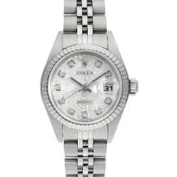 69179G シルバー ROLEX（ロレックス）デイトジャスト 10Pダイヤ 中古