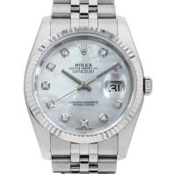 ROLEX ロレックス 179383G デイトジャスト10P ベゼル ダイヤモンド メテオライト 腕時計 K18YG SSxK18YG ダイヤモンド レディース [中古] 179383G メテオライト ROLEX（ロレックス）デイトジャスト ベゼル