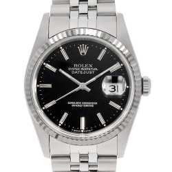 16234 ブラック ROLEX（ロレックス）デイトジャスト 中古 | 東京・大阪