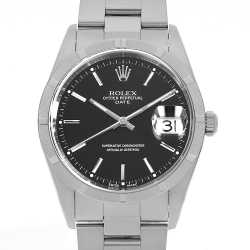 15210 ブラック ROLEX（ロレックス）オイスターパーペチュアル デイト