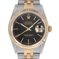 16233 ブラック ROLEX（ロレックス）デイトジャスト 中古 | 東京・大阪