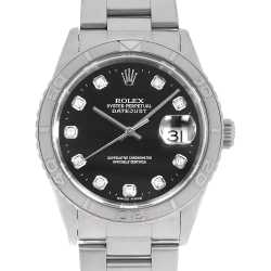 16264 ブラック ROLEX（ロレックス）デイトジャスト サンダーバード