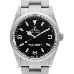 ロレックス エクスプローラーI 114270 ブラック Y番 メンズ 中古 腕時計 114270 ブラック ROLEX（ロレックス）エクスプローラーI 中古 | 東京