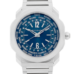 agenono出品 103766(BGO40TXT) ブルー BVLGARI（ブルガリ）オクト