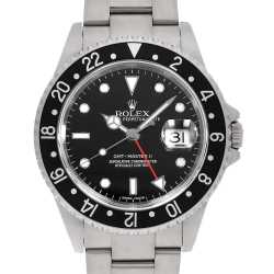 16710 ブラック ROLEX（ロレックス）GMTマスターII 赤黒ベゼル 中古