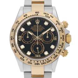 116503G ブラック ROLEX（ロレックス）コスモグラフ デイトナ 8Pダイヤ 