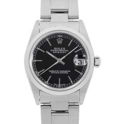 77080 ブラック ROLEX(ロレックス)オイスターパーペチュアル 中古 77080 ブラック ROLEX(ロレックス)オイスターパーペチュアル 中古