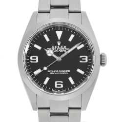 ウェア shoujin 124270 ブラック ROLEX（ロレックス）エクスプローラーI 新品