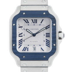 Cartier タンクソロ　sm W5200020 カルティエ(Cartier) タンクソロ SM パイソンモチーフ 中古品