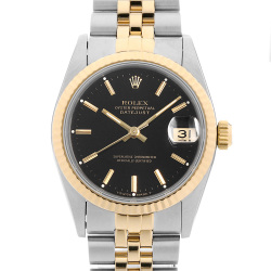 中古 ロレックス ROLEX 178341 チョコレートブラウン /ダイヤモンド ユニセックス 腕時計 178341 チョコレートブラウン ROLEX（ロレックス）デイトジャスト VI