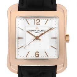 ヴァシュロン コンスタンタン VACHERON CONSTANTIN 非売美品 82035/000R-9359 アイボリー VACHERON CONSTANTIN（ヴァシュロン