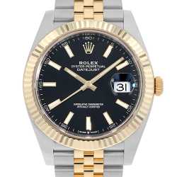 老子眼蔵 126233G ブラック ROLEX（ロレックス）デイトジャスト36 10P