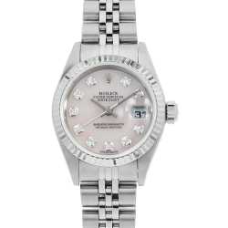 79173G シルバー ROLEX（ロレックス）デイトジャスト 10Pダイヤ 中古