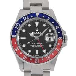 16710 ブラック ROLEX（ロレックス）GMTマスターII 赤青ベゼル 中古