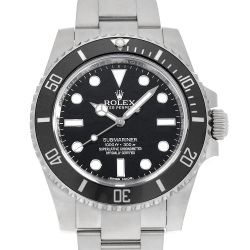 114060 ブラック ROLEX（ロレックス）サブマリーナ ノンデイト 中古