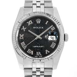 116234G ブラック ROLEX（ロレックス）デイトジャスト 10Pダイヤ