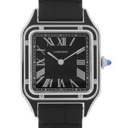 WSSA0046 ブラック Cartier（カルティエ）サントス デュモン LM 中古