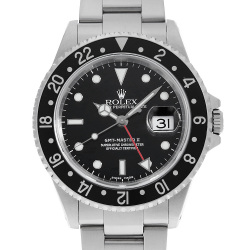 16710 ブラック ROLEX（ロレックス）GMTマスターII 赤黒ベゼル