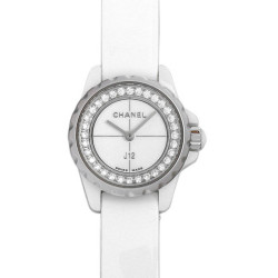 H1629 シャネル(CHANEL) J12 白セラミック 12Pダイヤ 新品 | 東京