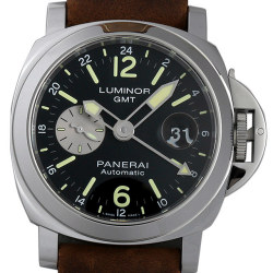 PAM00233 ブラック PANERAI（パネライ）ルミノール1950 8デイズGMT