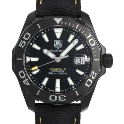 WAY211A.BA0928 ブラック TAG Heuer（タグホイヤー）アクアレーサー