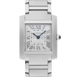 WSTA0129 シルバー Cartier（カルティエ）タンクフランセーズSM