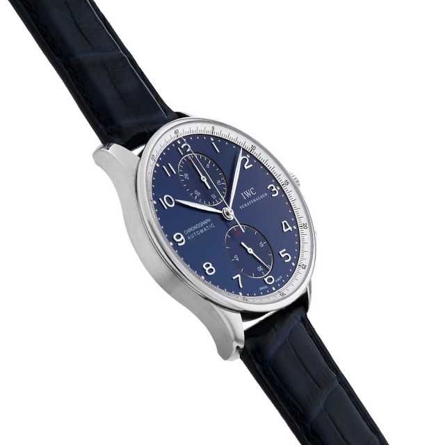 IW371432 ブルー IWC ポルトギーゼ クロノグラフ ローレウス 限定2000